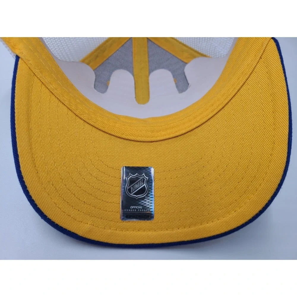 Kids 4-7 St Louis Blues Mesh Trucker Snapback Hat Cap Boys NHL Hockey Blue White